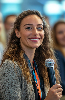 Woman speaking