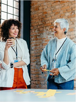 Women collaborating