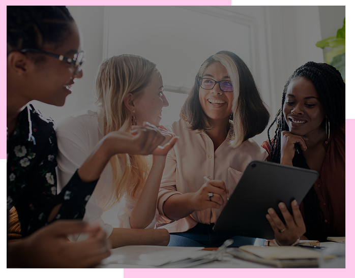 Women in a business meeting