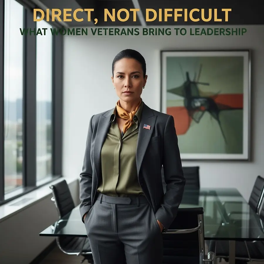 Direct, Not Difficult: What Women Veterans Bring to Leadership