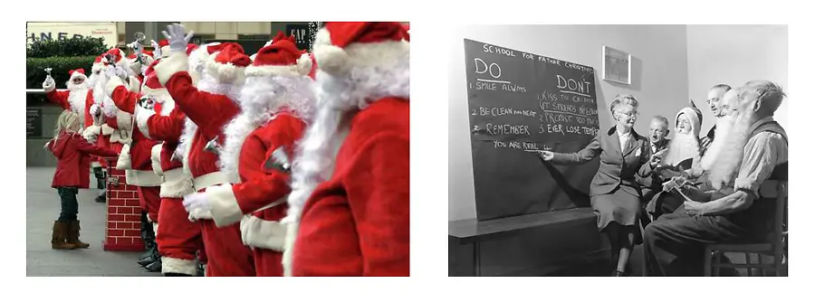 The World Needs Sidewalk Santas Again